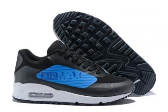 Nike_Air_Max_90_NS_GPX_Black_Blue_Big_Logo_Men_Walking_Style_Shoes_AJ7182-002